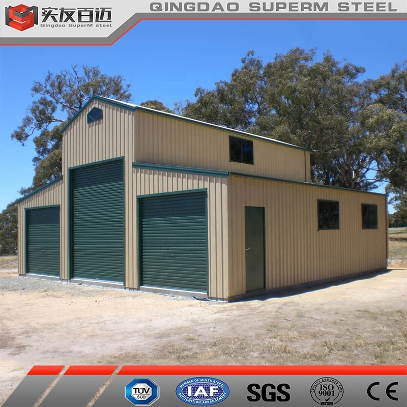 Prefabricated House Light Steel Structure Frame Prefab Warehouse Sheds Kits Barndo Metal Barn