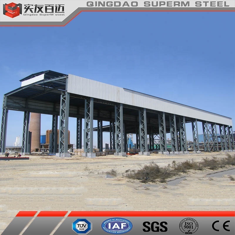 Chinese Vendor Steel House Truss Metal Roof Prefabricated Construction Steel Structure Building Prefab Warehouse