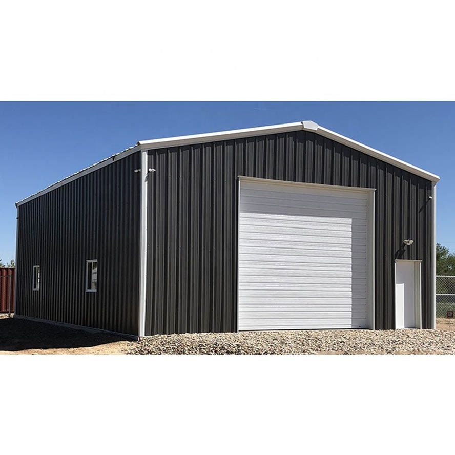 Wholesale High Quality Fast Assembled Prefab Steel Structure Garage for Car Parking with ISO Certification