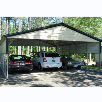 Modern Prefabricated Metal House Light Steel Structure Frame Carport Shed Garages For Sales