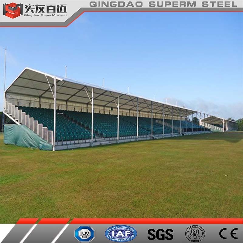 High-quality Manufacturer of Prefabricated Building Steel Structure Sport Stadiums/Football Stadium Construction