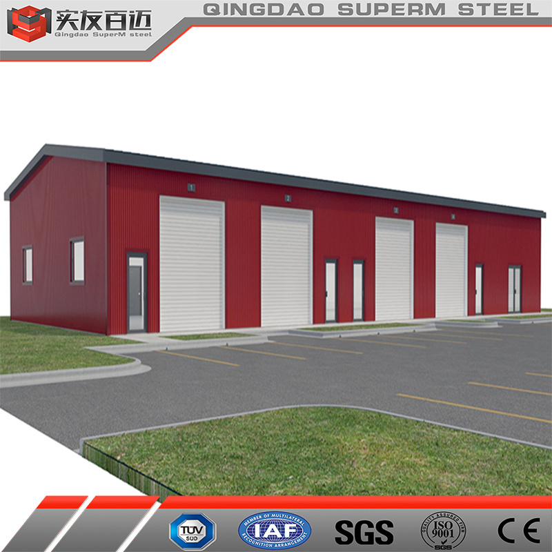 Wholesale High Quality Fast Assembled Prefab Steel Structure Garage for Car Parking with ISO Certification