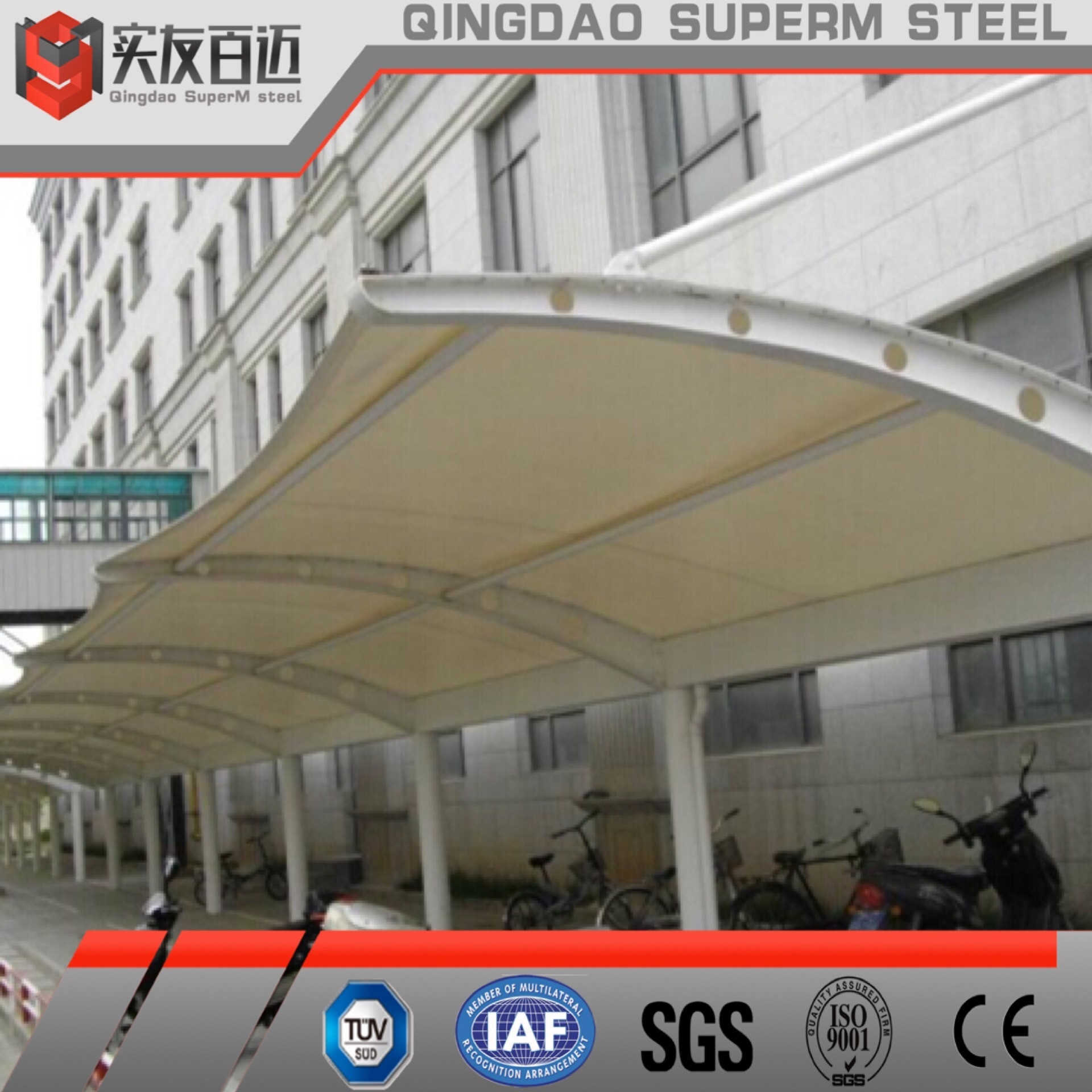 Modern Prefabricated Metal House Light Steel Structure Frame Carport Shed Garages For Sales