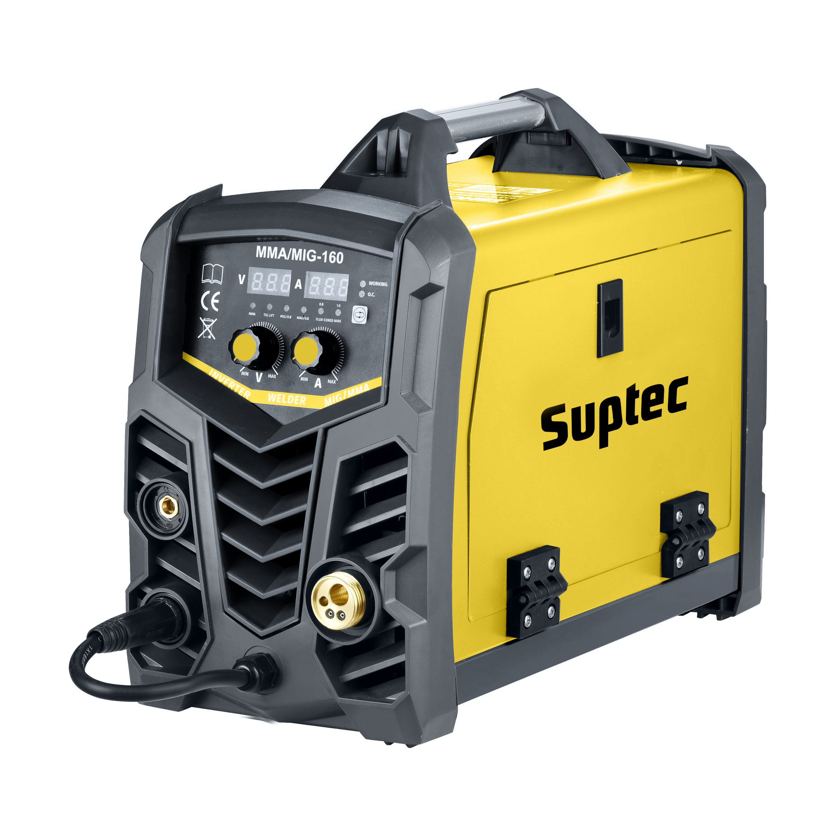 SUPTEC professional inverter aluminum 3 in 1 mig welders soldadura mig tig mma 250amp igbt inverter co2 mig welding machine