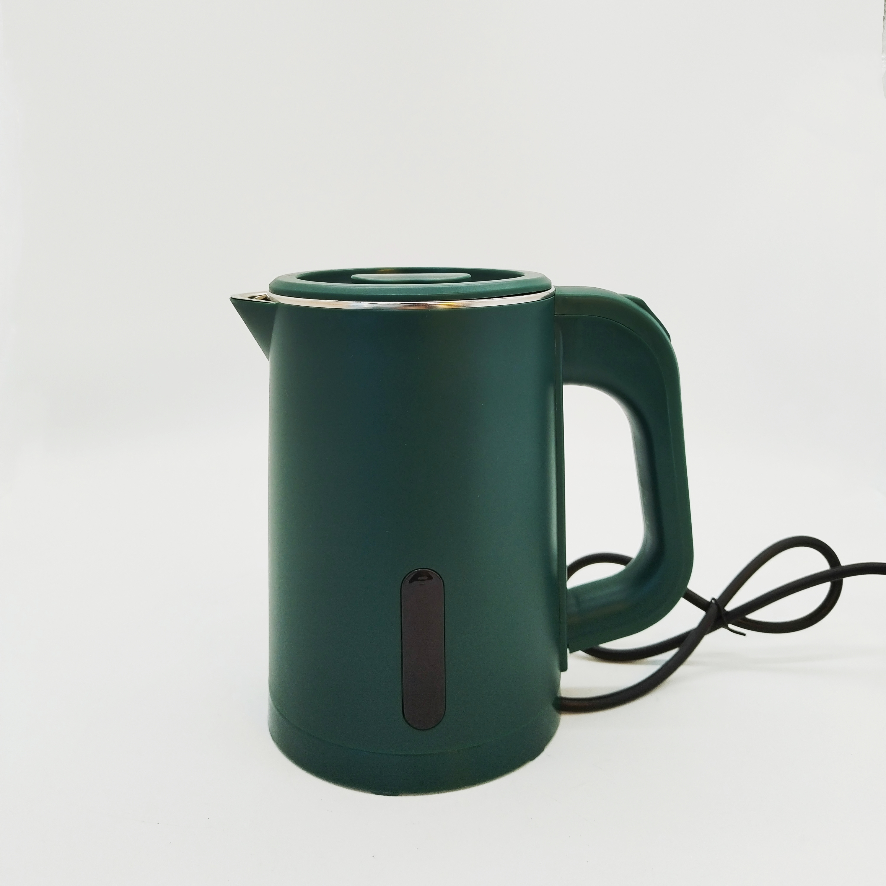 new design small 0.8 liters  tea water coffee white stainless steel electric kettle   boiler with switch