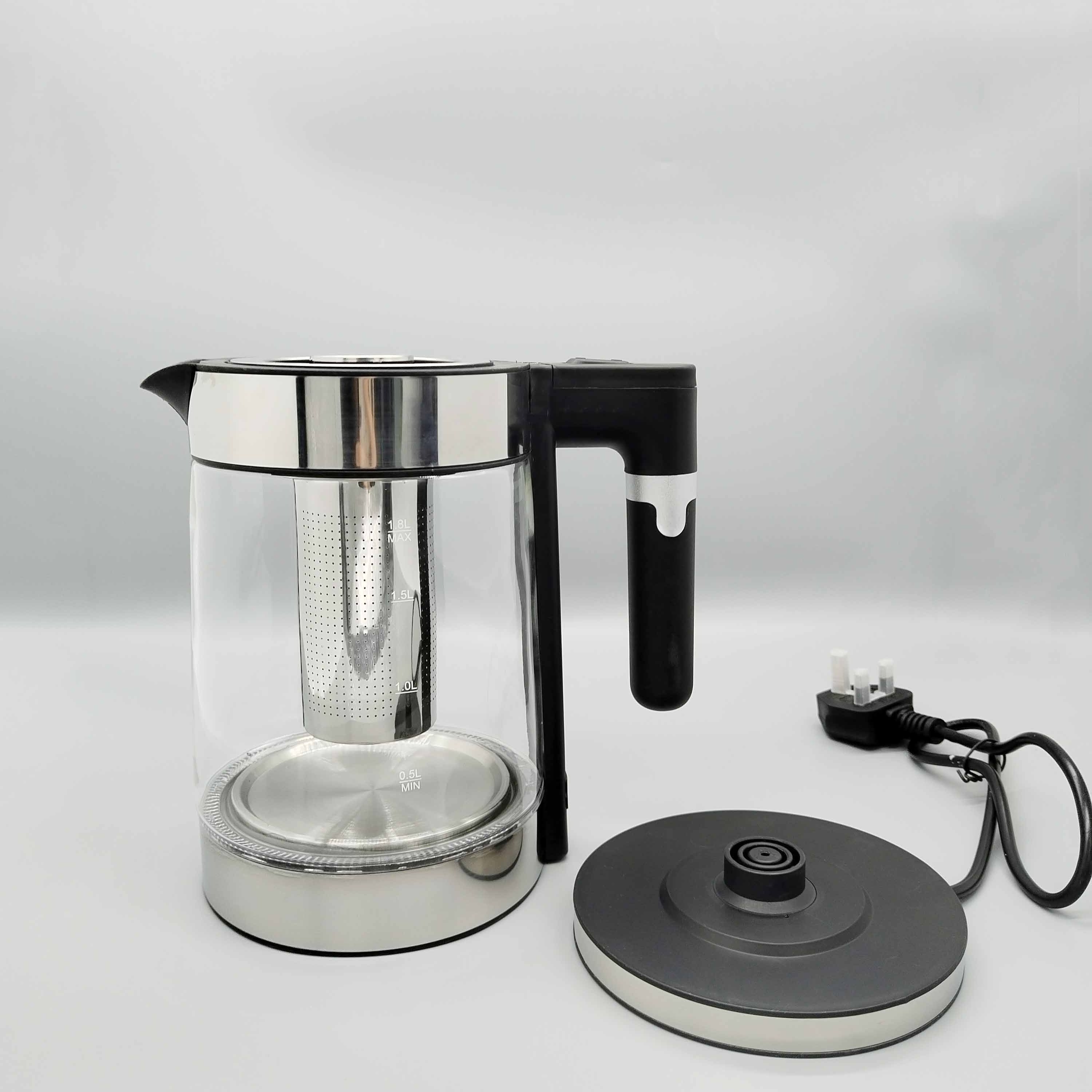 KE3010 Glass  Electric Kettle Chaleira Tea Heater Temperature Control  Led Light Keep Warm Smart Glass water Electric Kett