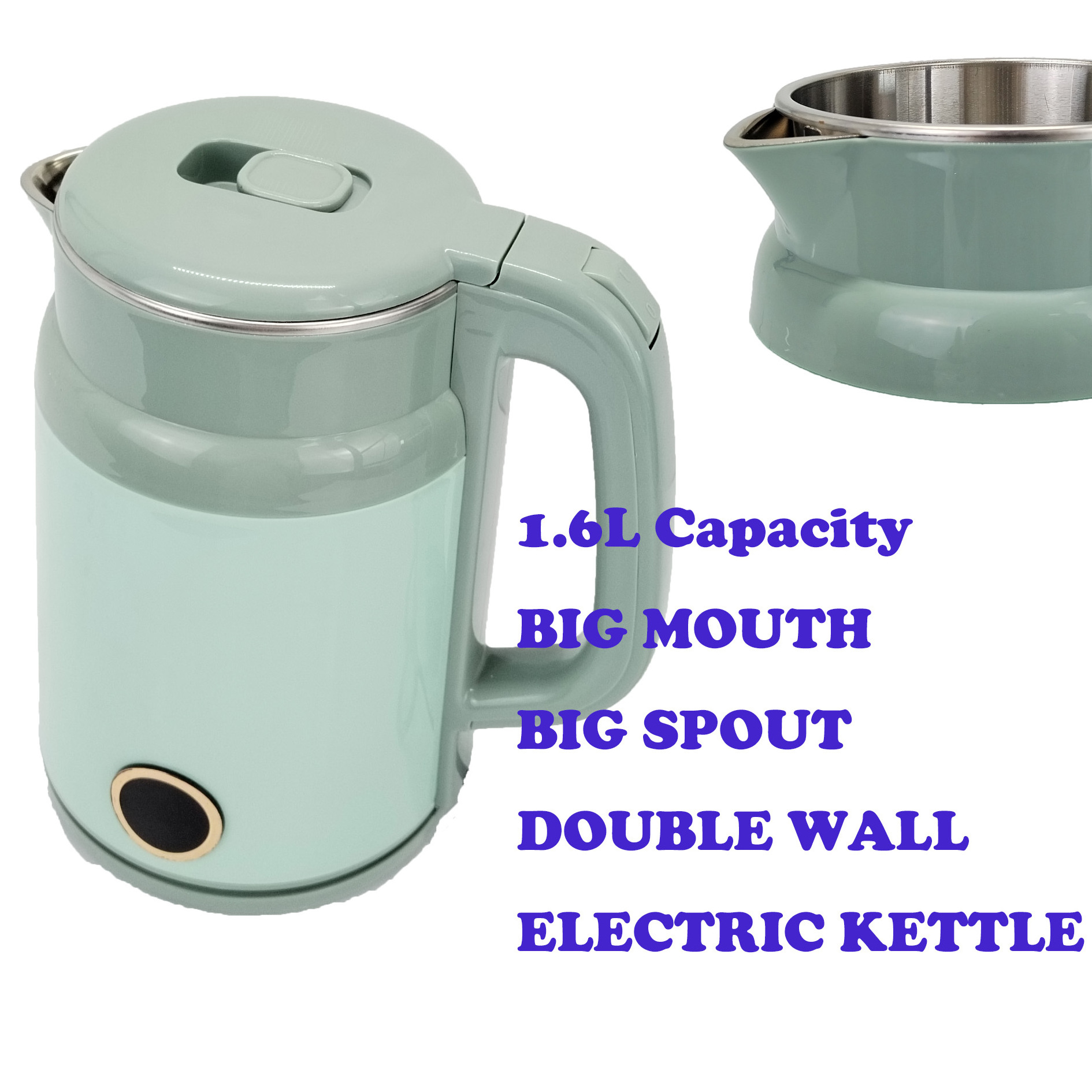 Stainless Steel 1.8L Hotel Electric Kettle Home Tea Water Boiler Cordless Keep-Warm Chinese Controller-for home