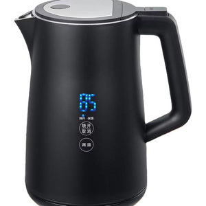 SUTAI Custom Logo cordless electric thermos kettle 304 Double Gold Temperature Control Stainless Steel  thermo Kettle