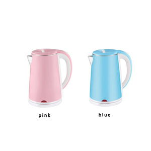 best big certified 304 stainless steel electric kettle blue white pink colour 1.8l  electric kettle for household