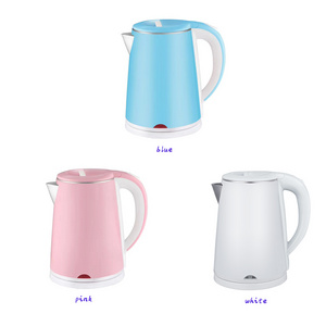 Low price morden coffee tea water boiler stainless steel cordless double electric kettles 1L 1.2L with heater jug spare parts