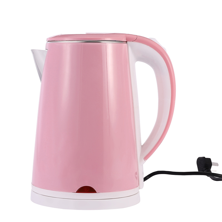 Hot selling high quality scarlet pink tea water electric kettle with heating element for hotel home kitchen