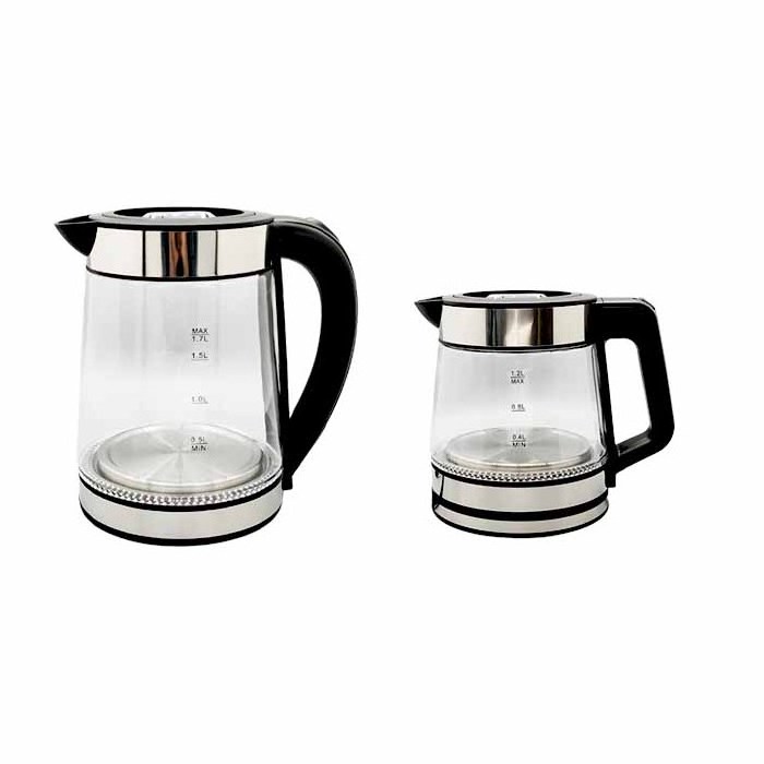 New Arrival 1.2L 1.8L Tea Water Fast Boil Hot Kettles Cordless Glass Electric Kettle