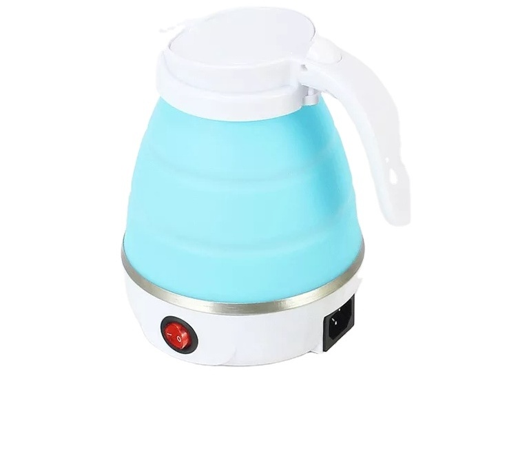 High quality small folding portable silicone kettle electric silicone for  travel travelling kettle