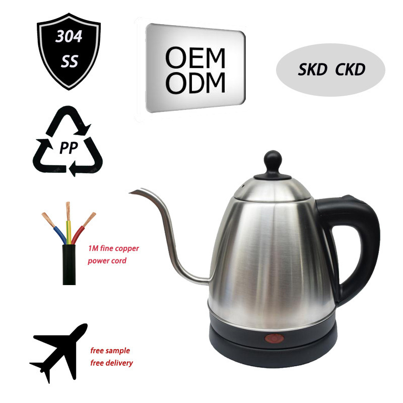 Manufacturing Gooseneck kettle high quality new design hot selling tea kettle electric for boiling water hotel