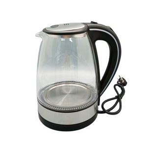 SUTAI 2023 kitchen home tea maker Water bolier  Glass Teapot 1.8L Portable Cordless Tea Kettle Glass  Electric kettles