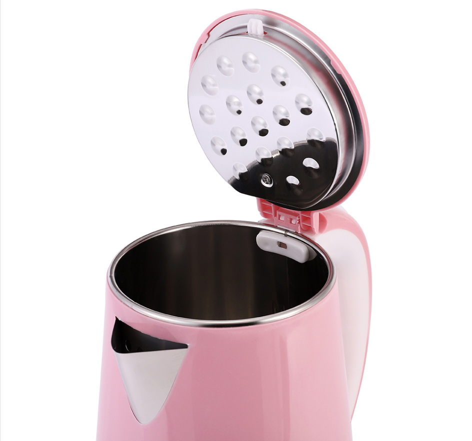 Hot selling high quality scarlet pink tea water electric kettle with heating element for hotel home kitchen