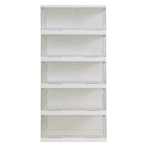 Living Room Furniture Storage Cabinet Shoe Rack Transparent Plastic Modern Designs Shoe Rack