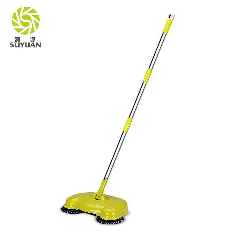 Stainless steel rotating brush broom wholesale easy home manual floor carpet sweeper