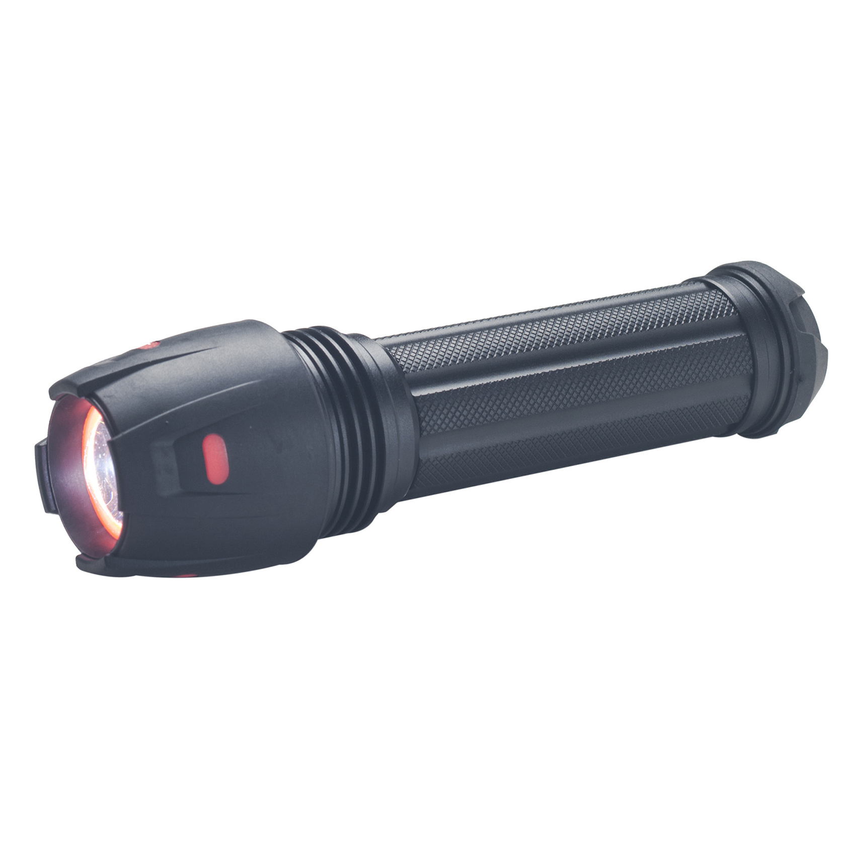 1200LM  IPX6 Rubber Protect 6*AA Battery LED Zoom Flashlight