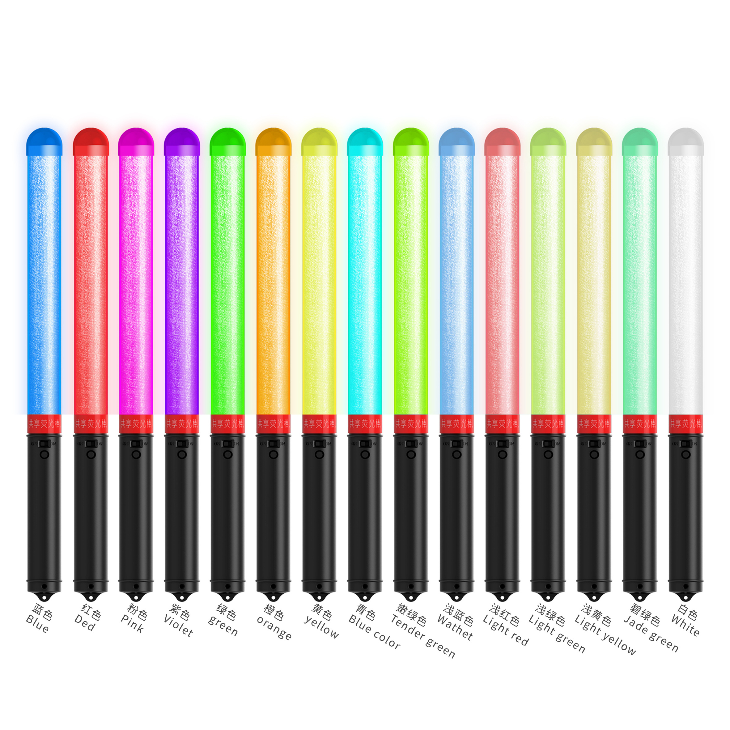 customized LED glow foam stick cheap led baton stick flashing led cheering stick