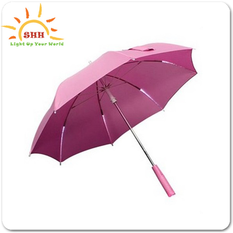 new Fashion Light Up LED Flashing Glow Umbrella made in china shh wedding favors