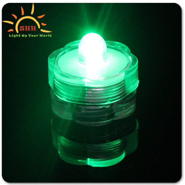 Remote control waterproof submersible led mini blinking tea light