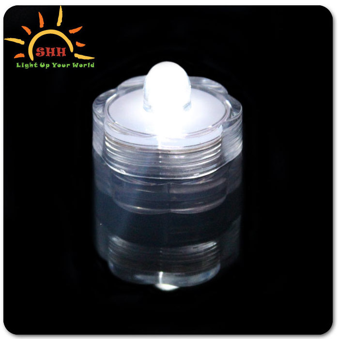 Remote control waterproof submersible led mini blinking tea light