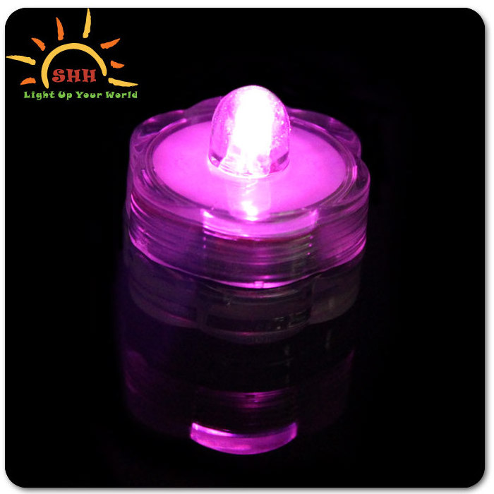 Remote control waterproof submersible led mini blinking tea light