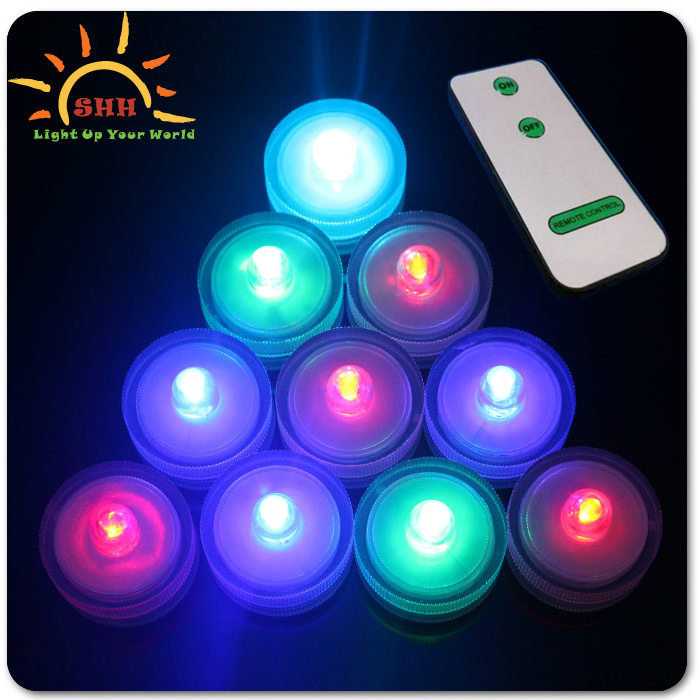 Led Lights For Vases Submersible Tea Light Remote Control