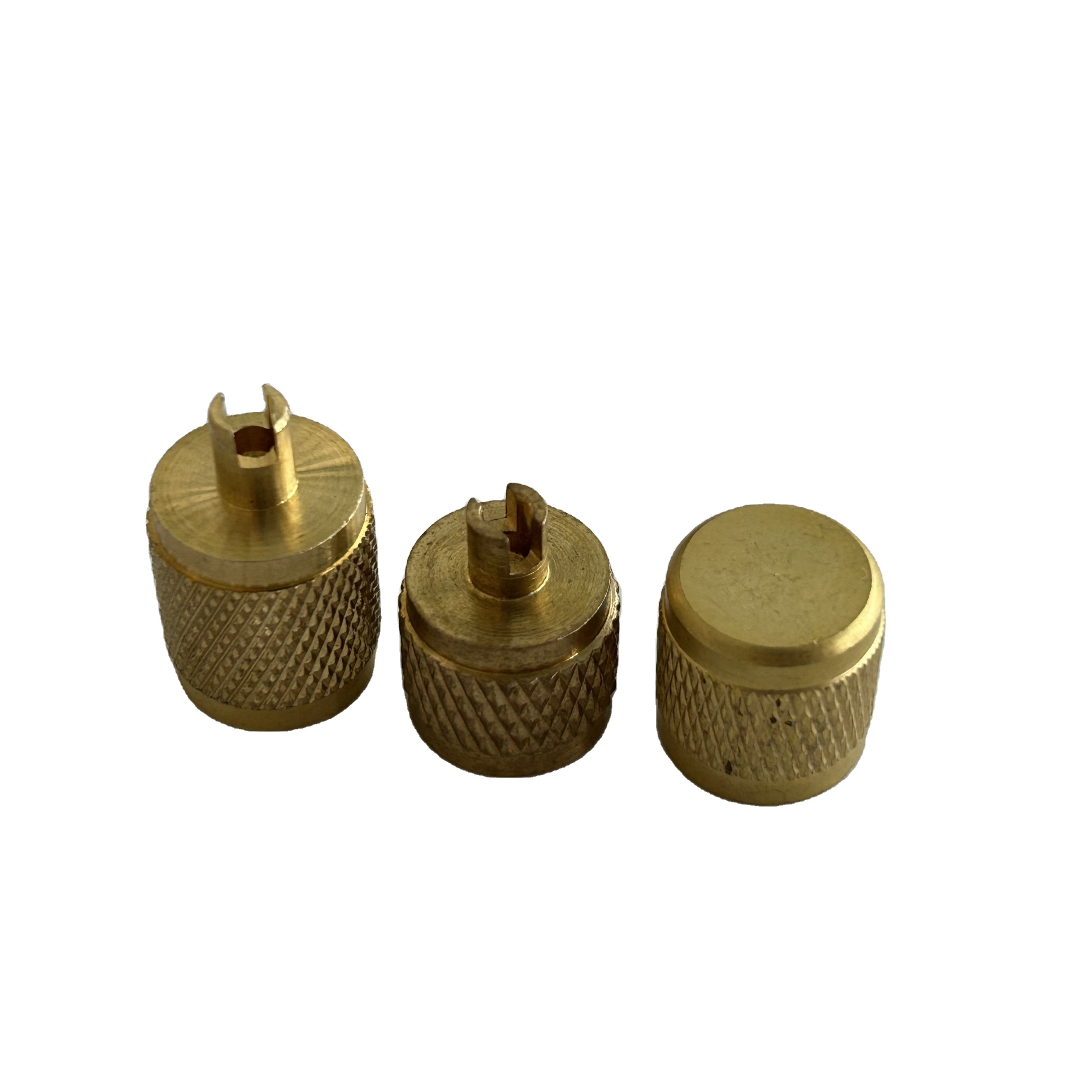 Factory Supply 1/4 Inch Brass Caps Access Valve Female End Cap For Hvac Spare Parts