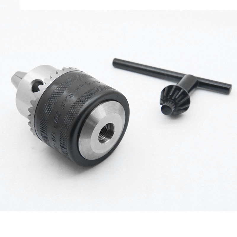 16mm Keyed Drill Chuck 1/2 inch 20UNF Mount with Key and Adapter