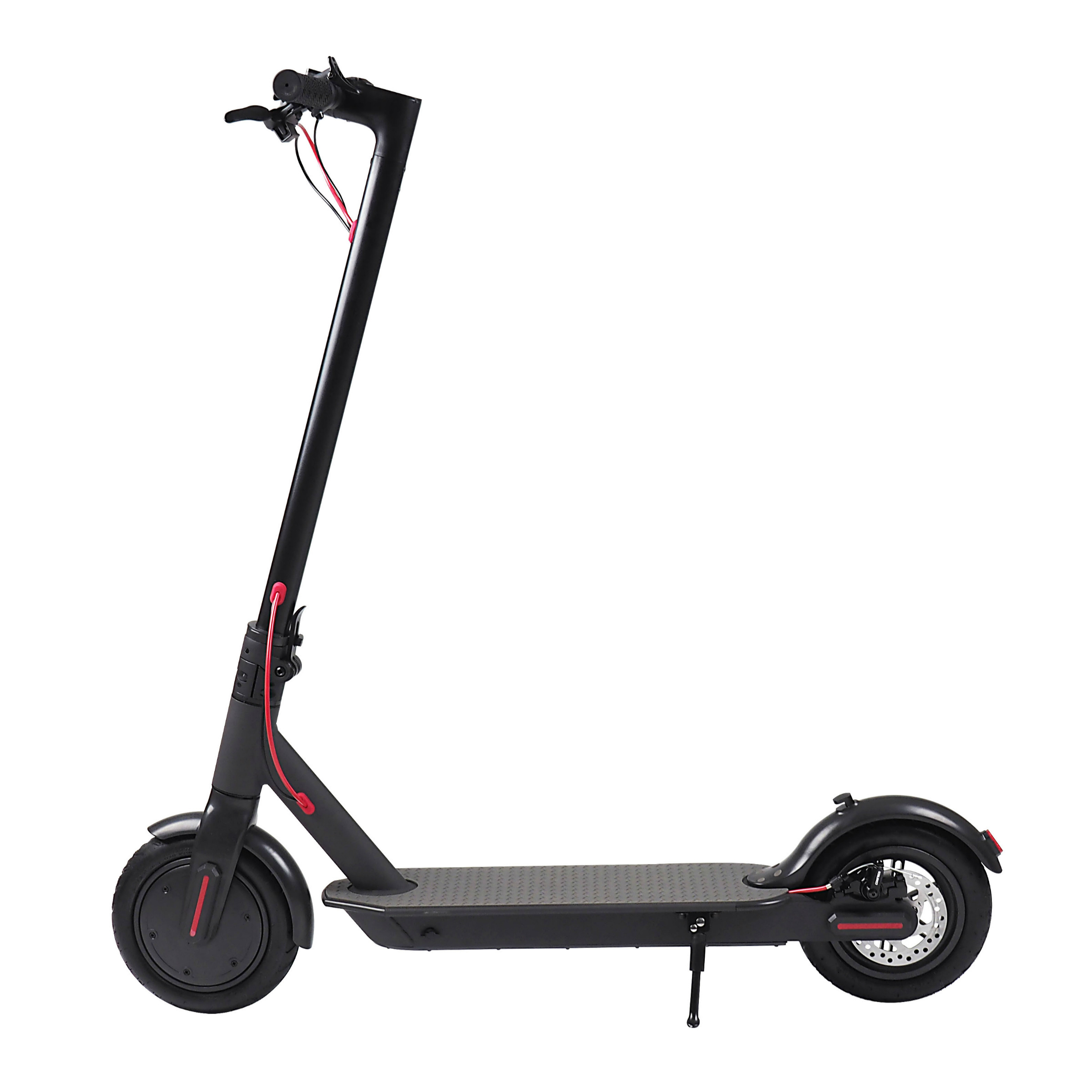 hot black Aluminum Alloy frame 8.5 inch scooter 250W scooter electric LED light electric scooter