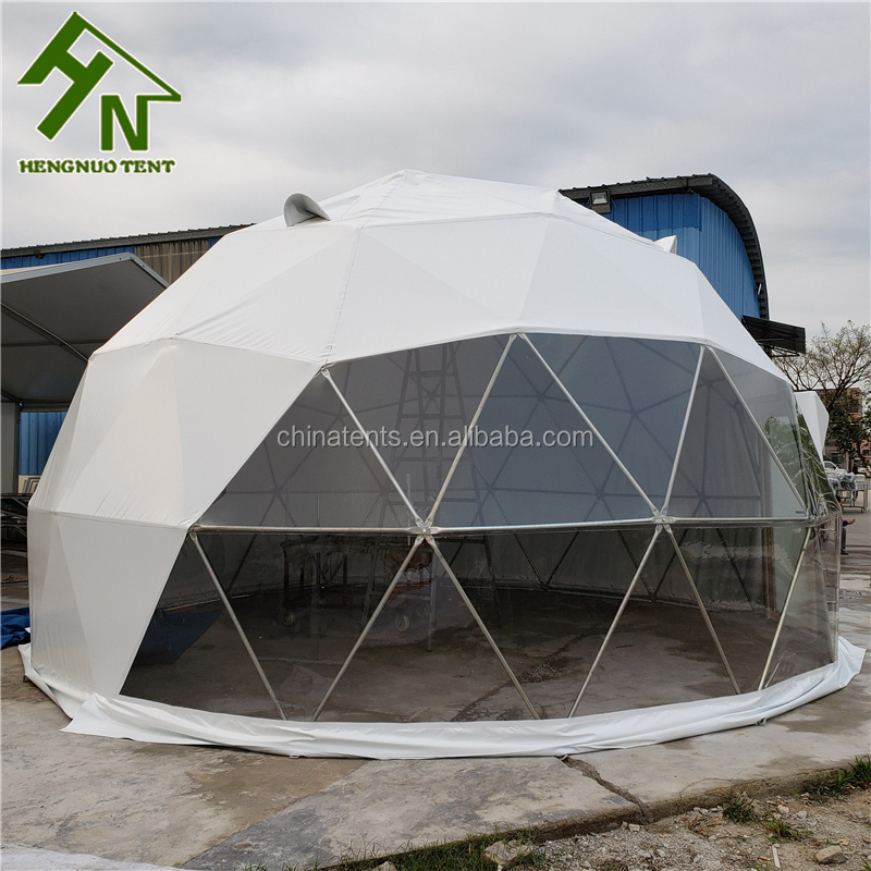 5m Beige PVC Cover Metal Frame Soccer Dome Shelter Gazebo for Sale