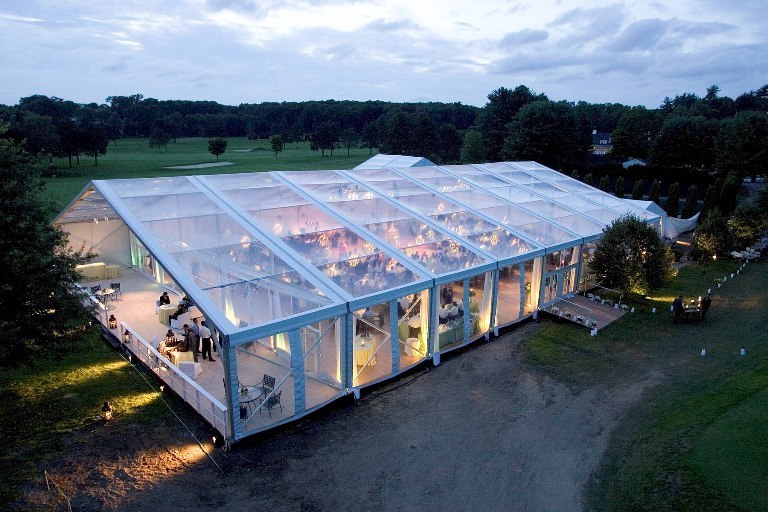 big 1500 people unique clear roof events wedding tent with clear walls and roof