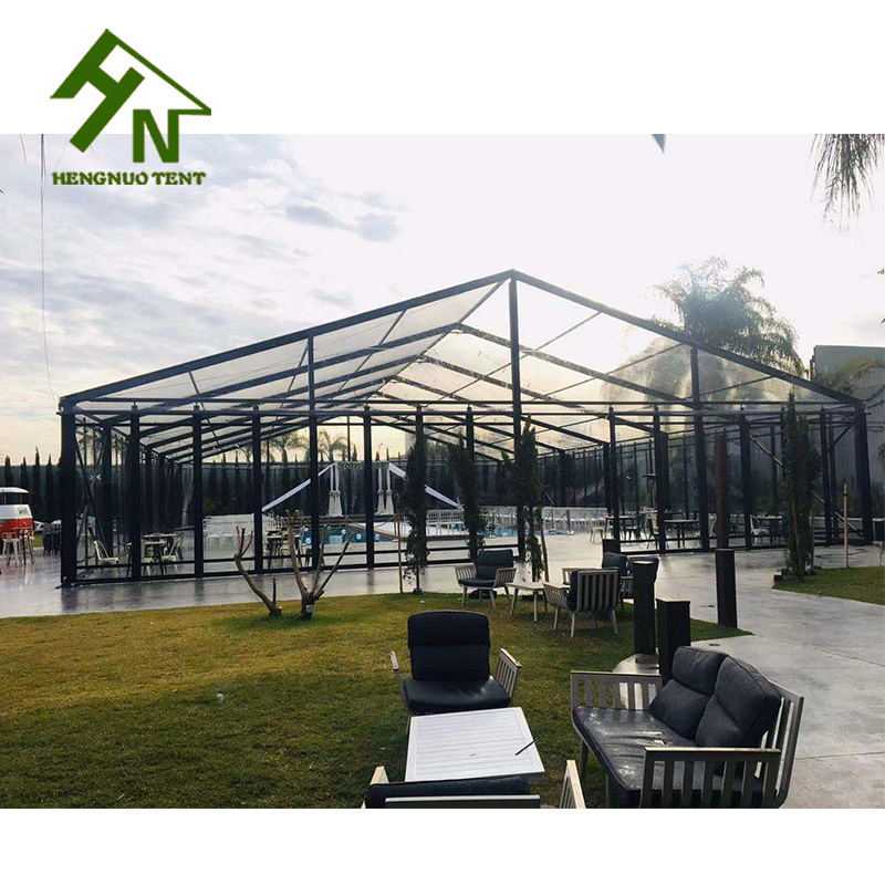 Guangzhou Factory Glass Aluminium structural tents 12x30 Wedding Tents