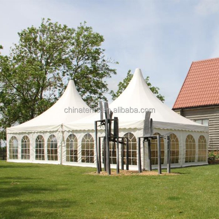 Guangzhou 4x4 5x5 6x6 Outdoor Exhibition Pagoda Tent for Sale with Low Price