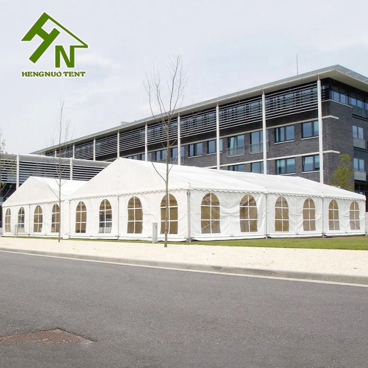 Outdoor big canopy tent custom luxury clear span 10x20 20x40 10x30 30x50 40x40 40x60 aluminum frame party wedding marquee tents