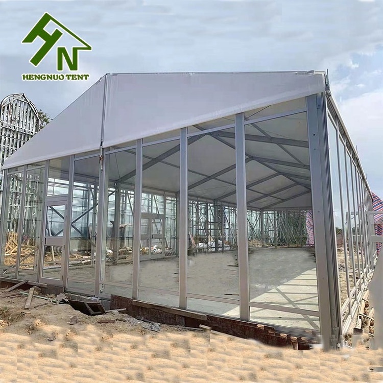 High Quality Custom Outdoor White Canopy  For Events Aluminium Senior Banquet Hall Conference Hall  Wedding Tent