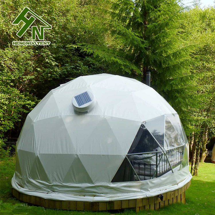 prefab cabin house restaurant home transparent bubble glamping dome air bnb rental sliding dome tent house