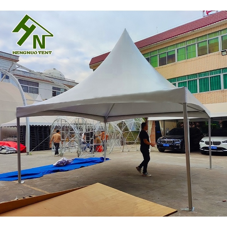 3 x 3 5x5 m Outdoor Gazebo Canopy Waterproof Four Sides Tent 10x10 Pagoda Tent Camping Pavilion Cater for Garden Party Wedding E