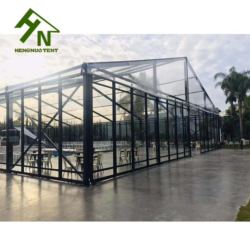 Guangzhou Factory Glass Aluminium structural tents 12x30 Wedding Tents