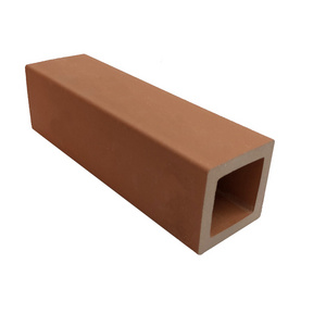 Facade Wall Customized terracotta clay pipe for exterior cladding