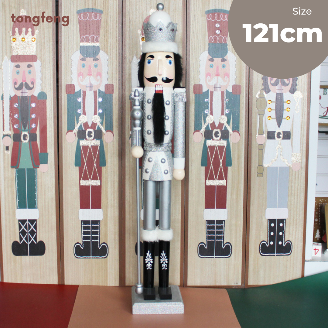 Best Sellers Christmas Wooden Nutcrackers 6ft Life Size Large Nutcrackers 121cm Puppet Toy Soldier