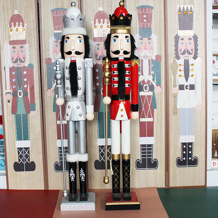 Best Sellers Christmas Wooden Nutcrackers 6ft Life Size Large Nutcrackers 121cm Puppet Toy Soldier