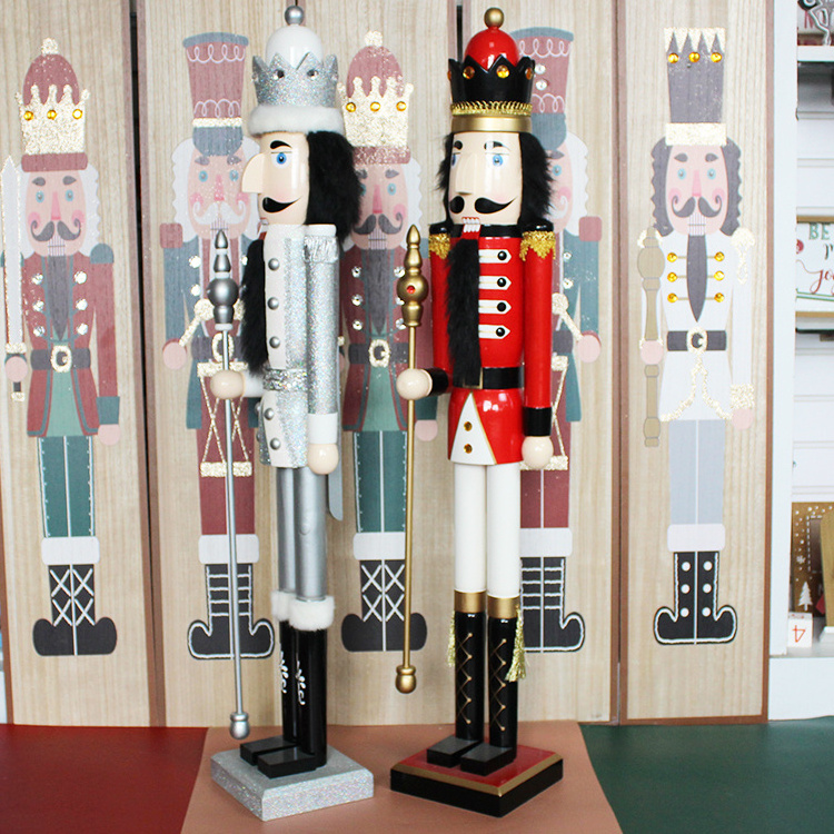 Best Sellers Christmas Wooden Nutcrackers 6ft Life Size Large Nutcrackers 121cm Puppet Toy Soldier