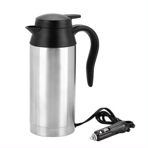 800ML 12v/24v Car Electric Kettle For Car Portable Travel Car Mounted Heating Water Kettle