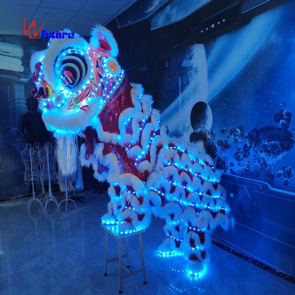 Lion Dance Performance Special Lion Costume Props Chinese Customized Teddy Bear Unisex Animal Mascot Transformer Car Costumes