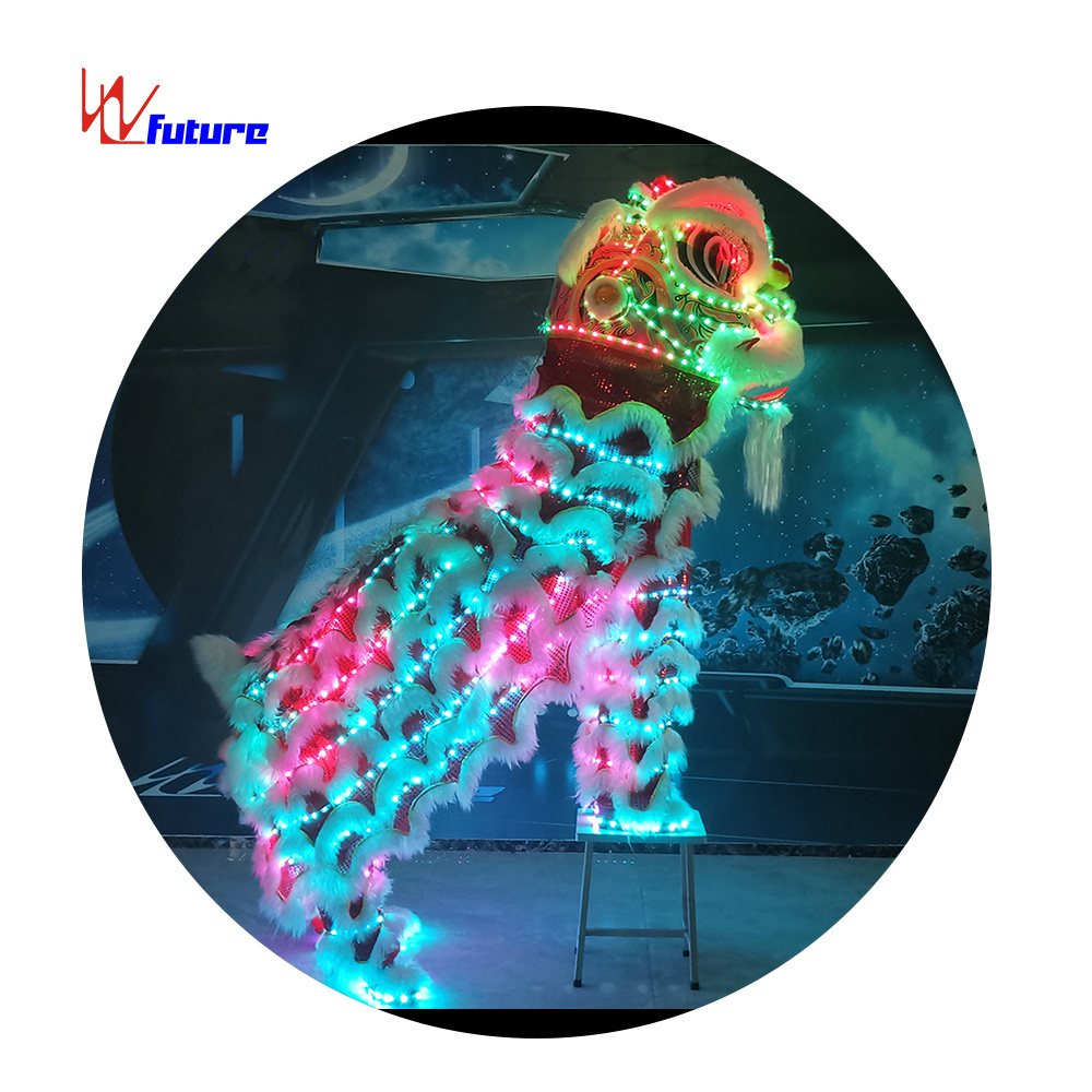 Lion Dance Performance Special Lion Costume Props Chinese Customized Teddy Bear Unisex Animal Mascot Transformer Car Costumes