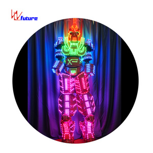 0138 Programmable Stilt Walker LED Costumes Robot Clothing LED Robot Costume wireless control Giant Robot Costumes Rave Clothes