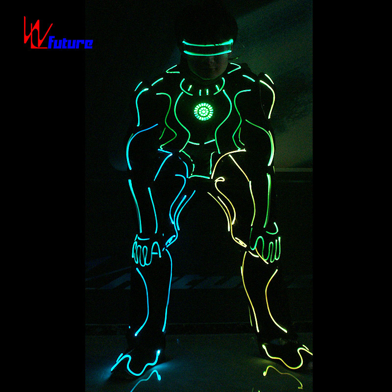 Robot Suit Cosplay Ironmans Suit Cool Iron Costume Mans Customized for Sale Adult Black 1 Piece Luminous Sets Performance